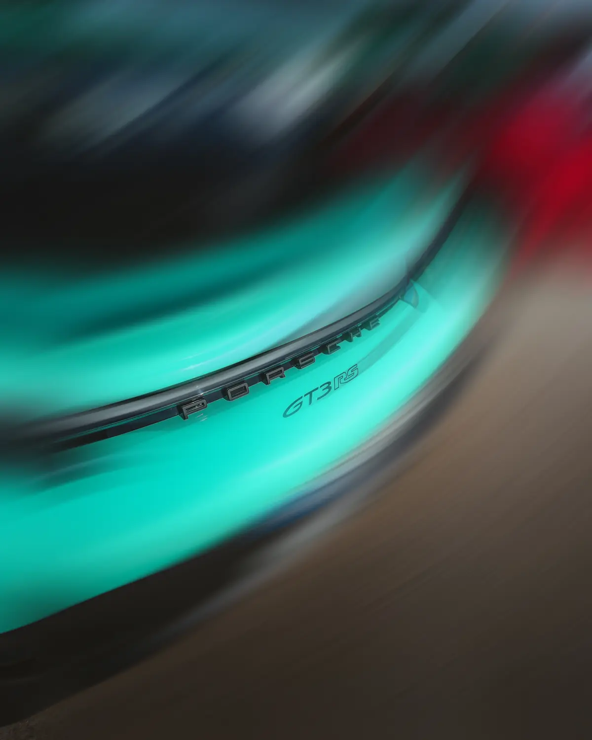 Blauer Porsche